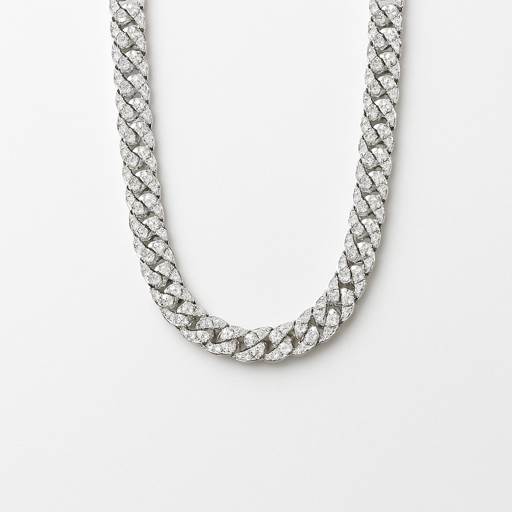 12mm Iced Cuban Chain