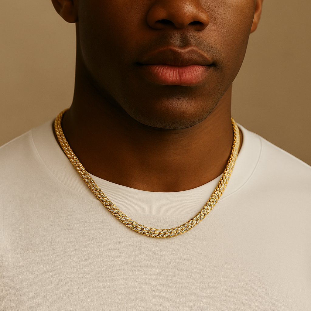 6mm Iced Cuban Chain