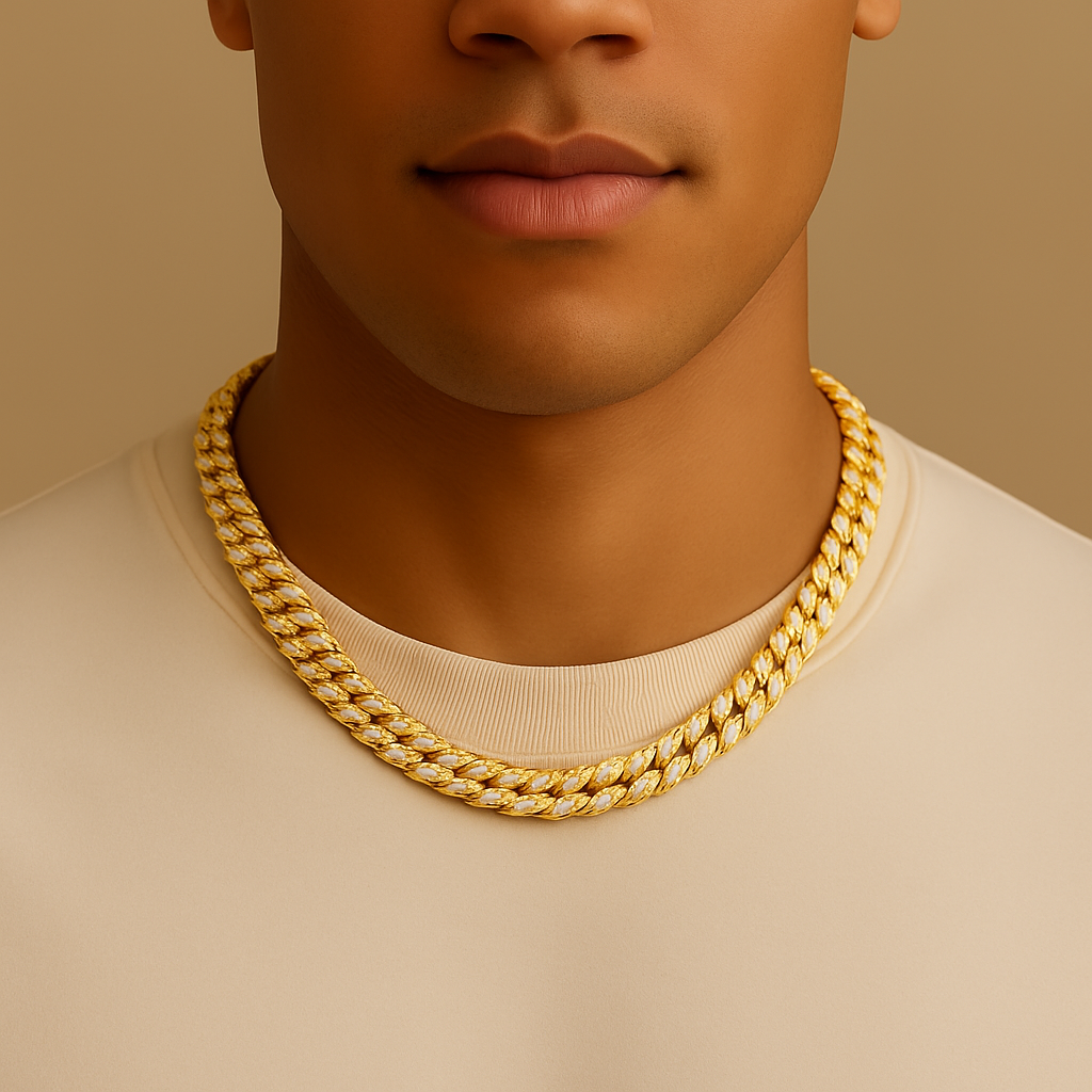 8mm Iced Cuban Chain