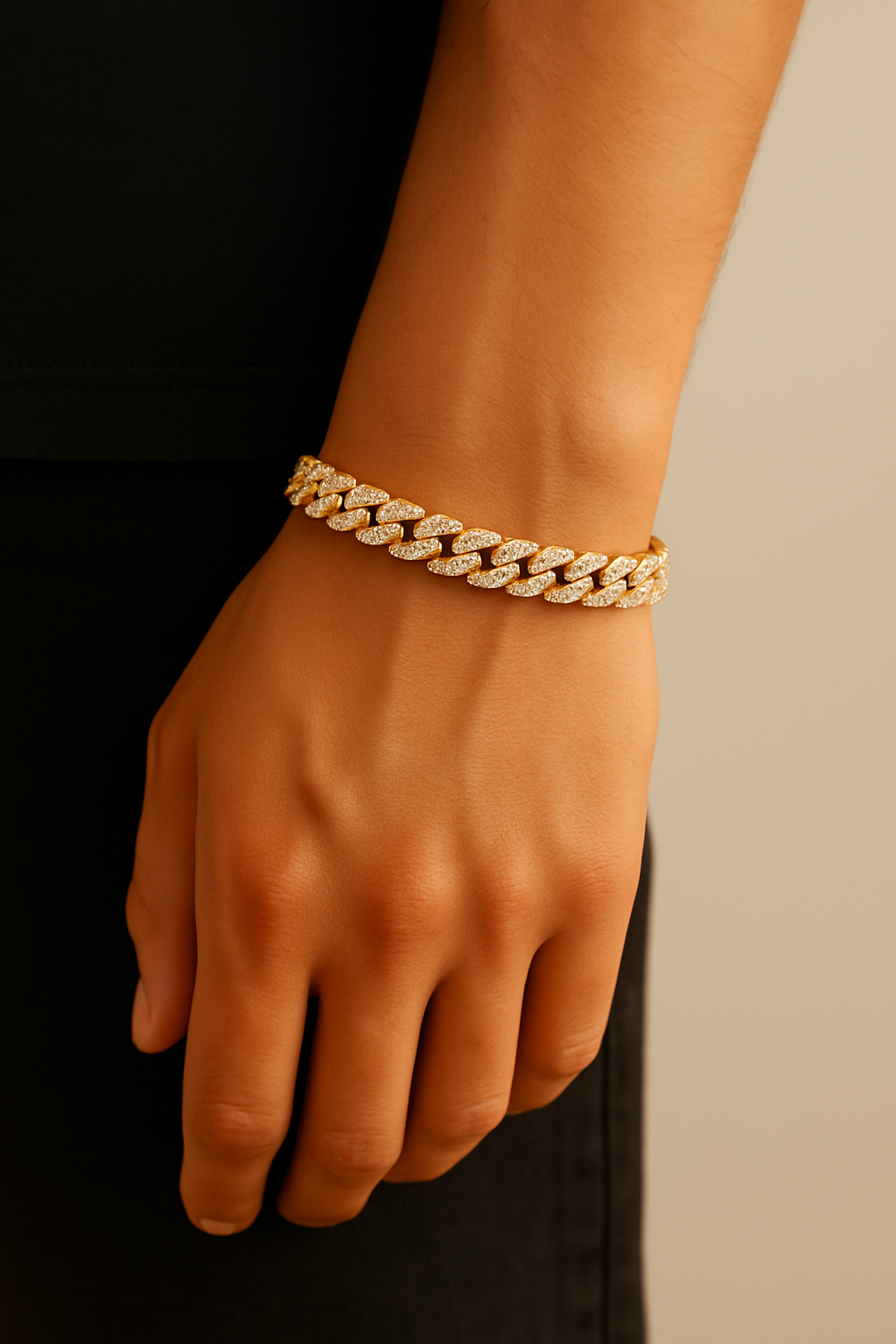 10mm Iced Cuban Bracelet