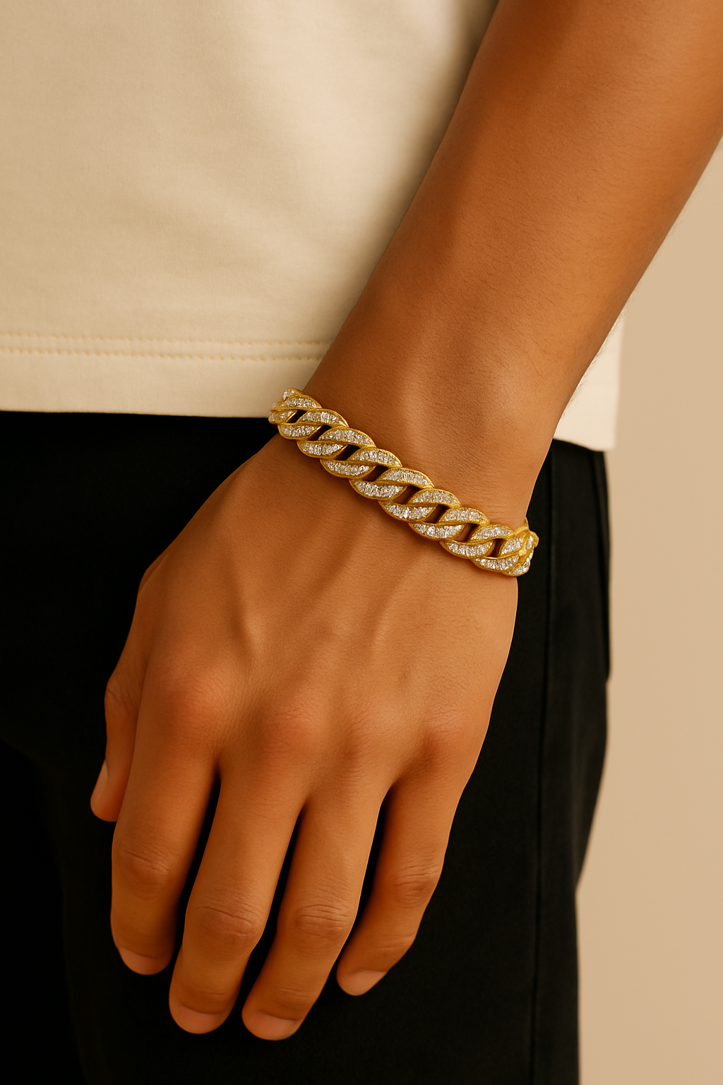 14mm Iced Cuban Bracelet