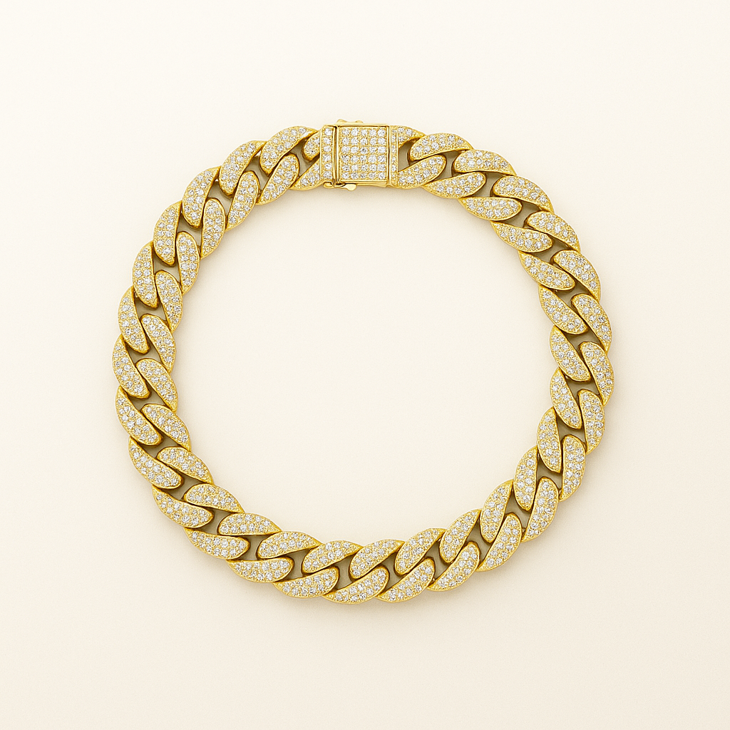 14mm Iced Cuban Bracelet